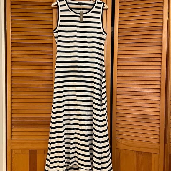 NWT J. Crew striped Maxi Dress sz medium - Picture 6 of 6